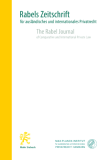 Zum Artikel "Just published: Hoffmann/Pischel, Die Kollision von CISG und nationalem Verbraucherschutzrecht, RabelsZ 88 (2024)."